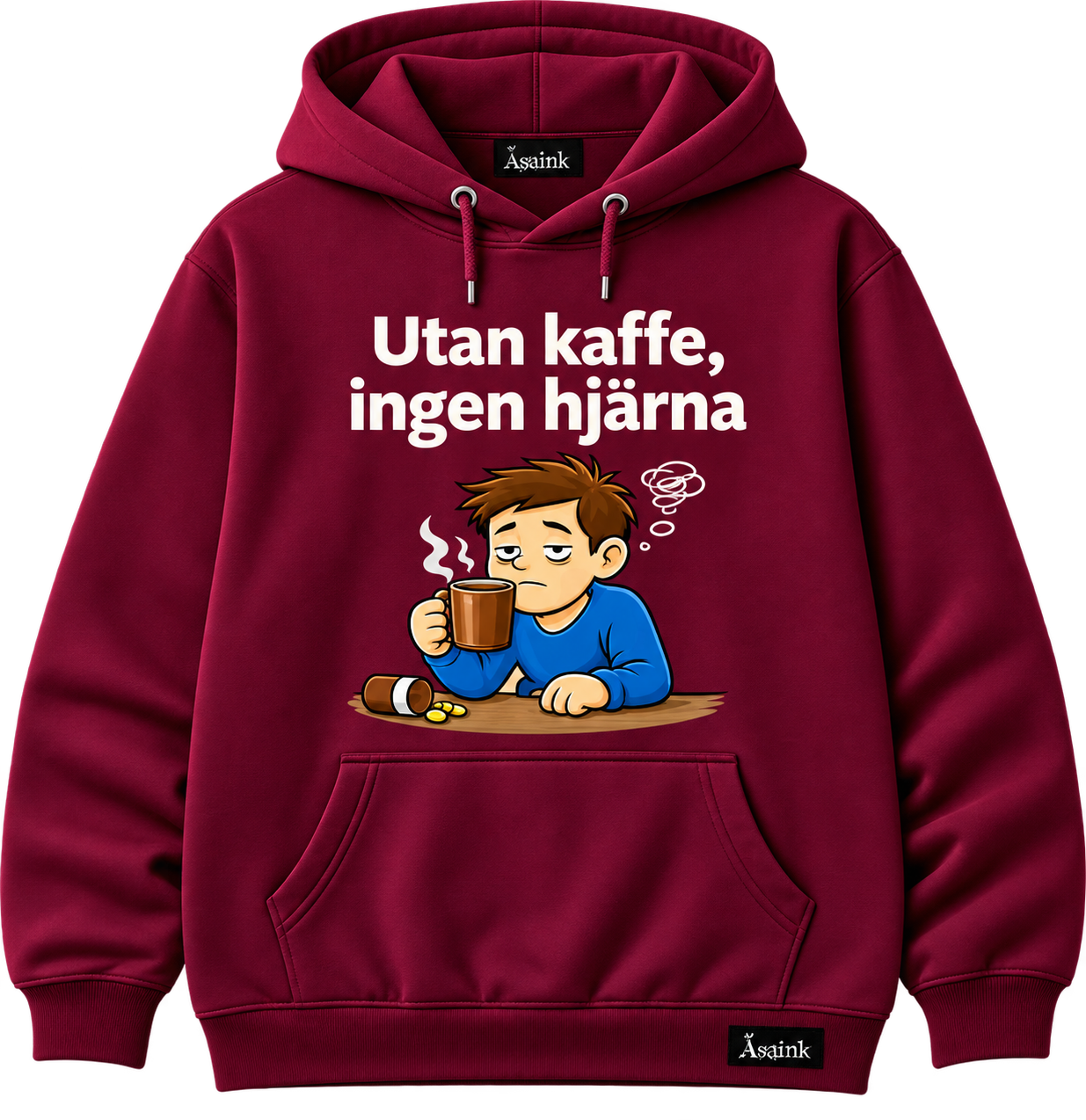 Utan Kaffe, Ingen Hjärna – Coffee Lover Hoodie