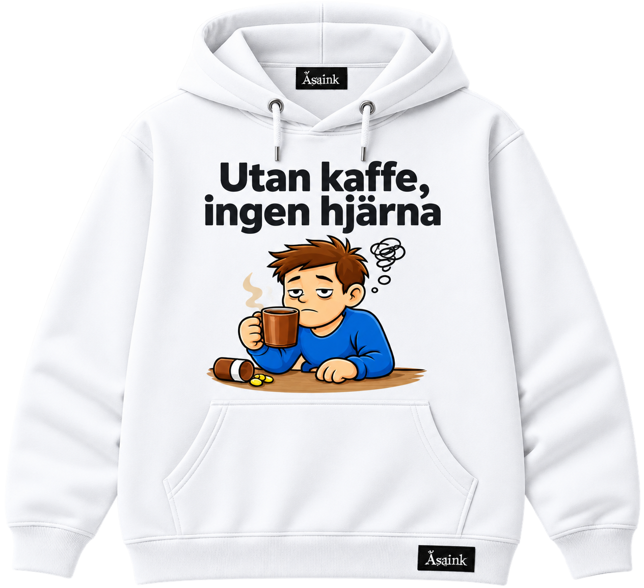 Utan Kaffe, Ingen Hjärna – Coffee Lover Hoodie