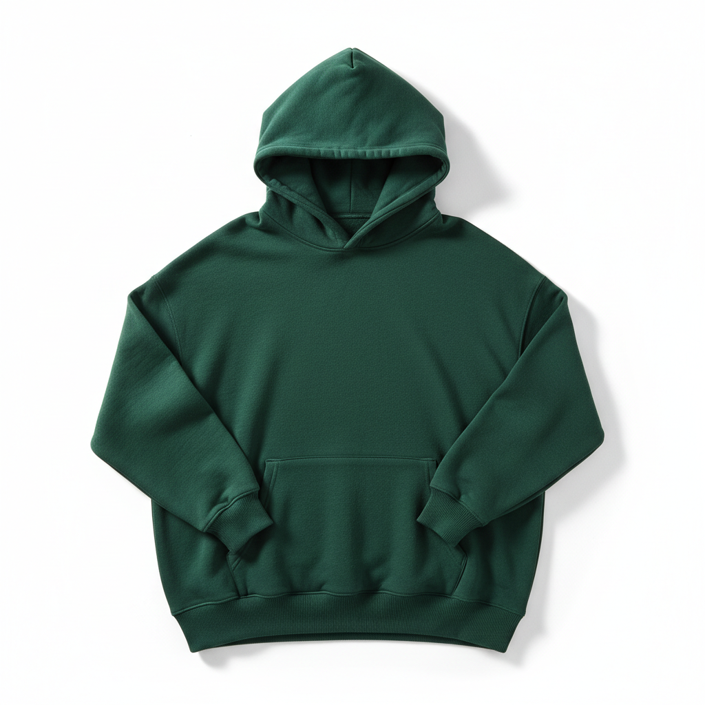 Hoodie in Green