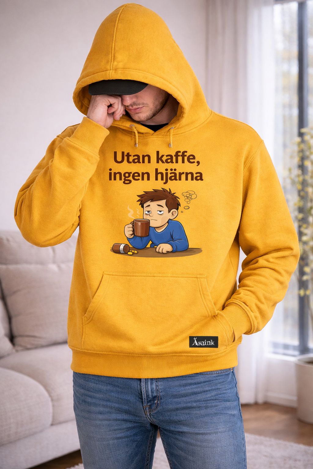 Utan Kaffe, Ingen Hjärna – Coffee Lover Hoodie